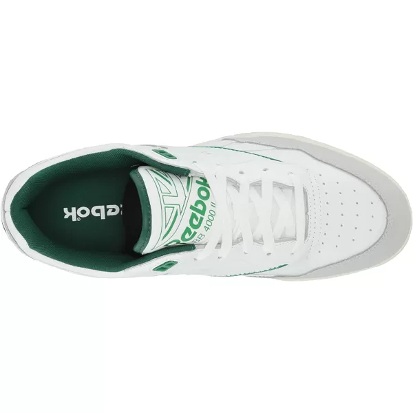 imageReebok UnisexAdult BB 4000 II Sneaker in FTWR WhiteChalkDrkGrn