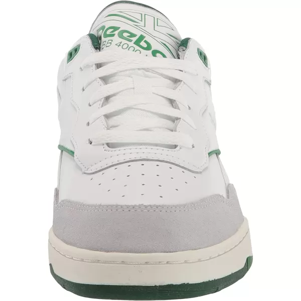 imageReebok UnisexAdult BB 4000 II Sneaker in FTWR WhiteChalkDrkGrn