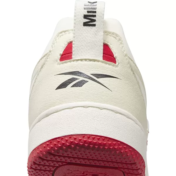 imageReebok UnisexAdult BB 4000 II Sneaker in VeganVintage ChalkBlackVector Red