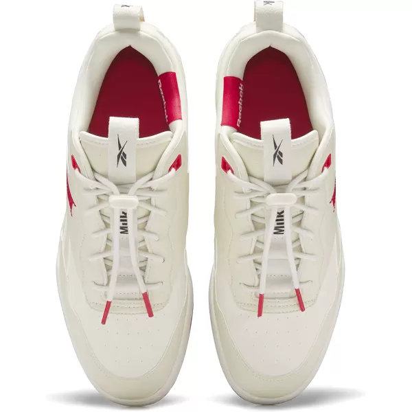 imageReebok UnisexAdult BB 4000 II Sneaker in VeganVintage ChalkBlackVector Red