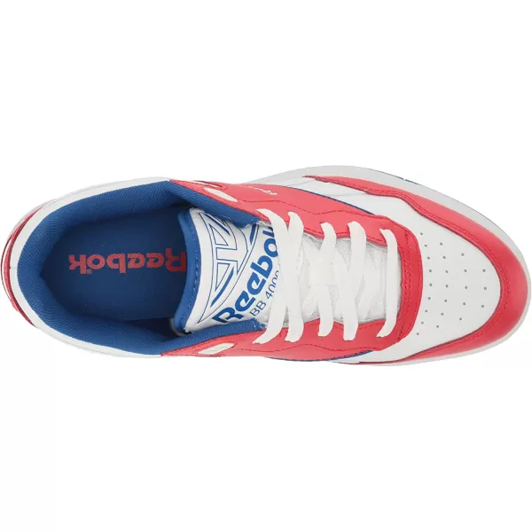 imageReebok UnisexAdult BB 4000 II Sneaker in WhiteVector RedVector Blue