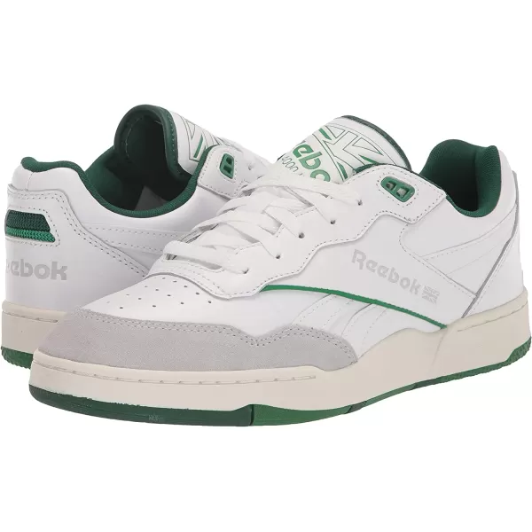 imageReebok UnisexAdult Bb 4000 Ii SneakerFtwr WhiteChalkDrkgrn