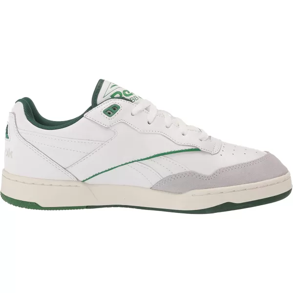 imageReebok UnisexAdult Bb 4000 Ii SneakerFtwr WhiteChalkDrkgrn