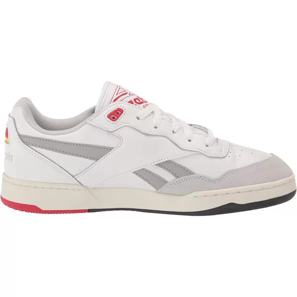 imageReebok UnisexAdult Bb 4000 Ii SneakerFtwr WhitePure GreyVector Red