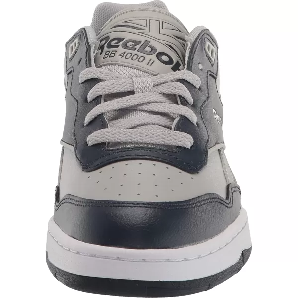 imageReebok UnisexAdult Bb 4000 Ii SneakerPure GreyVector NavyWhite