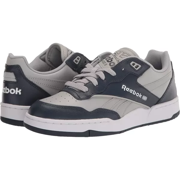 imageReebok UnisexAdult Bb 4000 Ii SneakerPure GreyVector NavyWhite