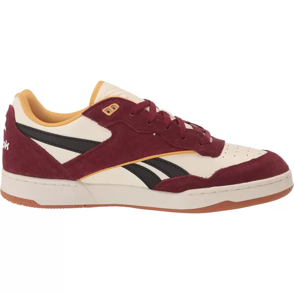 imageReebok UnisexAdult Bb 4000 Ii SneakerVintage ChalkClassic BurgundyBlack