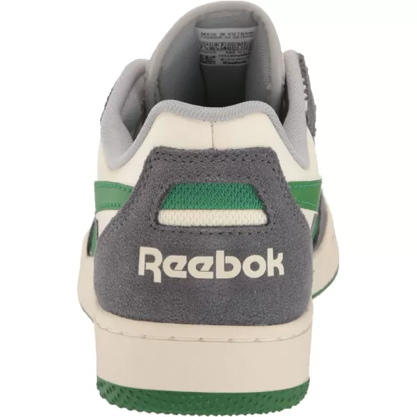 imageReebok UnisexAdult Bb 4000 Ii SneakerWhitePure GreyGlen Green