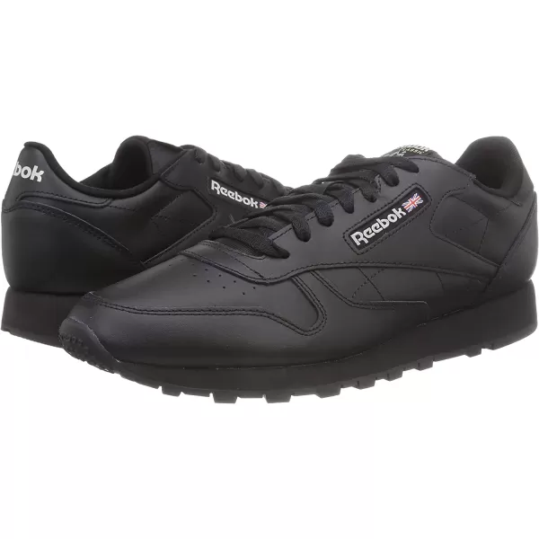 imageReebok UnisexAdult Classic Leather SneakerCore Black Core Black Pure Grey 5