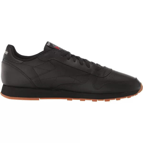 imageReebok UnisexAdult Classic Leather SneakerCore BlackPure Grey 5Reebok Rubber Gum03