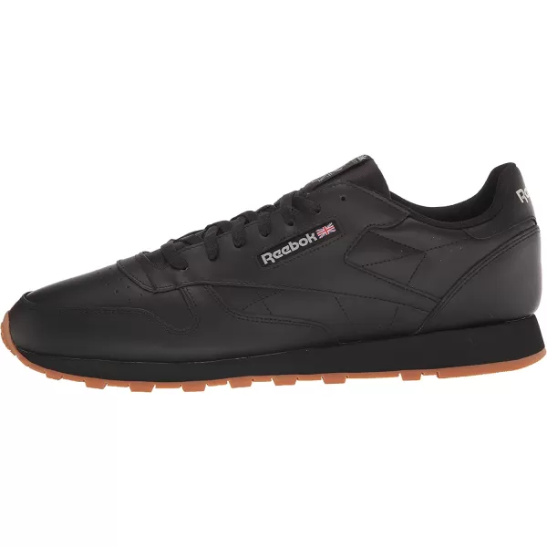 imageReebok UnisexAdult Classic Leather SneakerCore BlackPure Grey 5Reebok Rubber Gum03