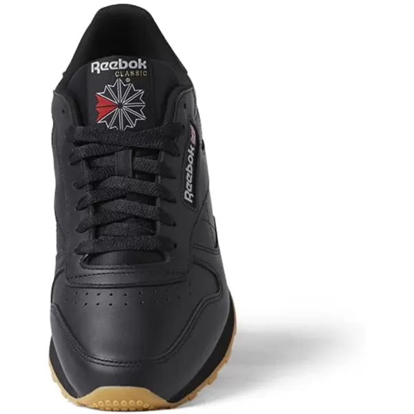 imageReebok UnisexAdult Classic Leather SneakerCore BlackPure Grey 5Reebok Rubber Gum03