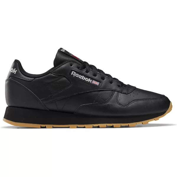imageReebok UnisexAdult Classic Leather SneakerCore BlackPure Grey 5Reebok Rubber Gum03