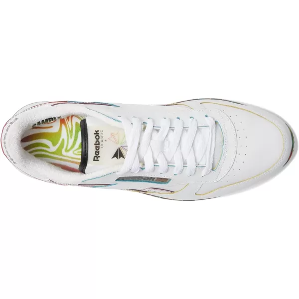 imageReebok UnisexAdult Classic Leather SneakerFootwear WhiteBlackFootwear White
