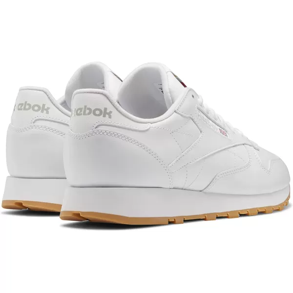 imageReebok UnisexAdult Classic Leather SneakerFtwr WhitePure Grey 3Reebok Rubber Gum03