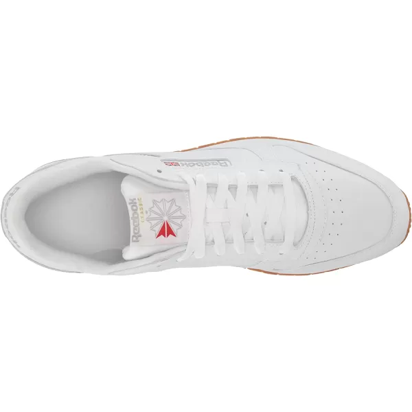 imageReebok UnisexAdult Classic Leather SneakerFtwr WhitePure Grey 3Reebok Rubber Gum03