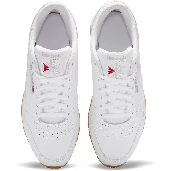 imageReebok UnisexAdult Classic Leather SneakerFtwr WhitePure Grey 3Reebok Rubber Gum03