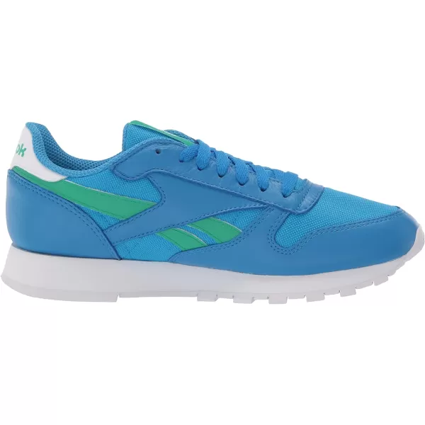 imageReebok UnisexAdult Classic Leather SneakerHorizon BlueCourt GreenWhite