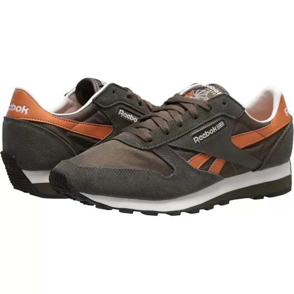imageReebok UnisexAdult Classic Leather SneakerPoplar GreenRich OchreChalk