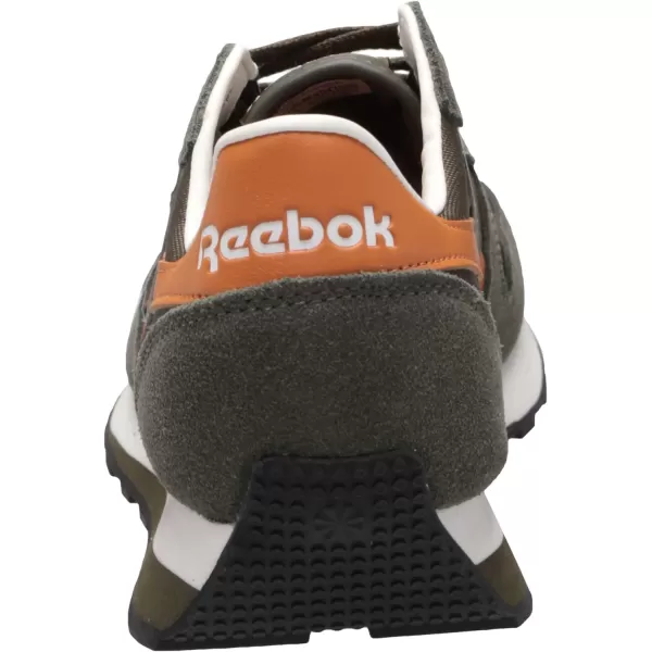 imageReebok UnisexAdult Classic Leather SneakerPoplar GreenRich OchreChalk