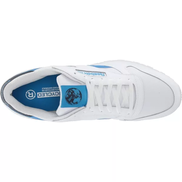 imageReebok UnisexAdult Classic Leather SneakerVector NavyHorizon BlueWhite
