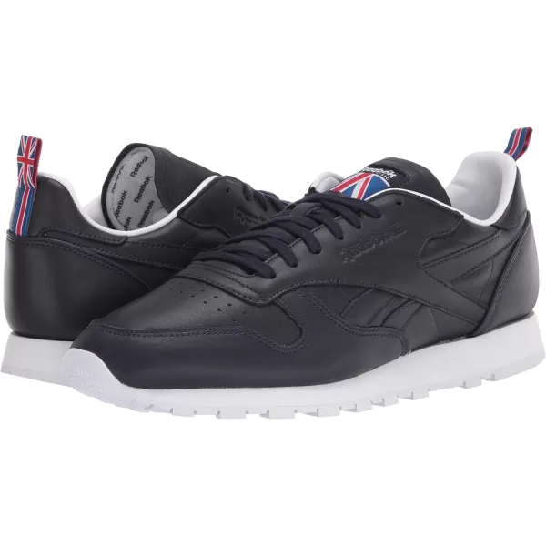 imageReebok UnisexAdult Classic Leather SneakerVector NavyWhiteVector Red