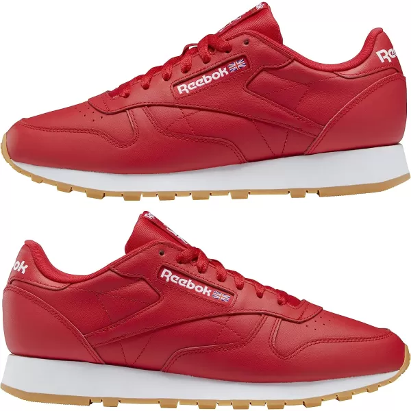 imageReebok UnisexAdult Classic Leather SneakerVector Red Ftwr White Reebok Rubber Gum 03