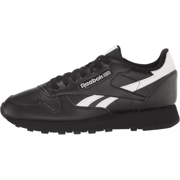 imageReebok UnisexAdult Classic Leather SneakerVegan CollectionBlackWhite