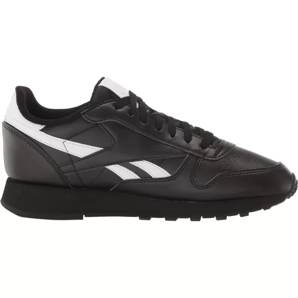 imageReebok UnisexAdult Classic Leather SneakerVegan CollectionBlackWhite