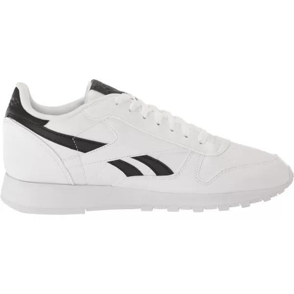 imageReebok UnisexAdult Classic Leather SneakerVegan CollectionWhiteBlack