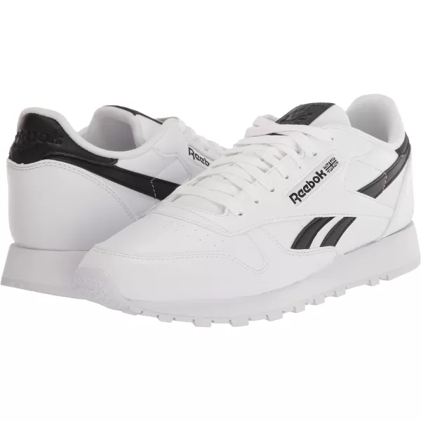 imageReebok UnisexAdult Classic Leather SneakerVegan CollectionWhiteBlack