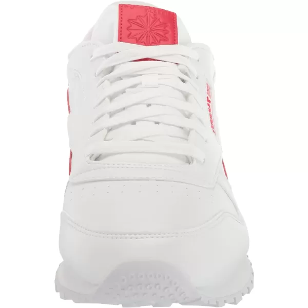 imageReebok UnisexAdult Classic Leather SneakerVegan CollectionWhiteVector Red