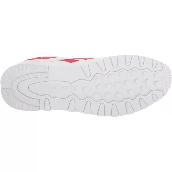 imageReebok UnisexAdult Classic Leather SneakerVegan CollectionWhiteVector Red