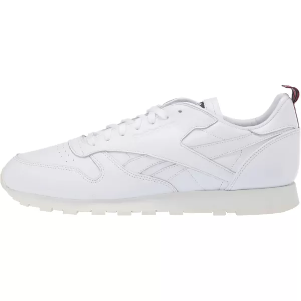 imageReebok UnisexAdult Classic Leather SneakerWhiteChalkVector Navy