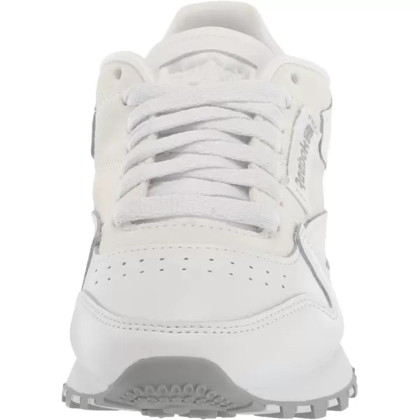 imageReebok UnisexAdult Classic Leather SneakerWhitePure GreyRhodonite