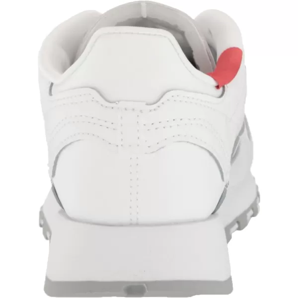 imageReebok UnisexAdult Classic Leather SneakerWhitePure GreyRhodonite