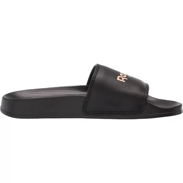 imageReebok UnisexAdult Classic Slides SneakerBlackAura OrangeChalk