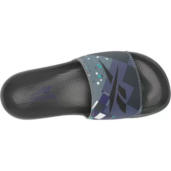 imageReebok UnisexAdult Classic Slides SneakerBlackPure Grey