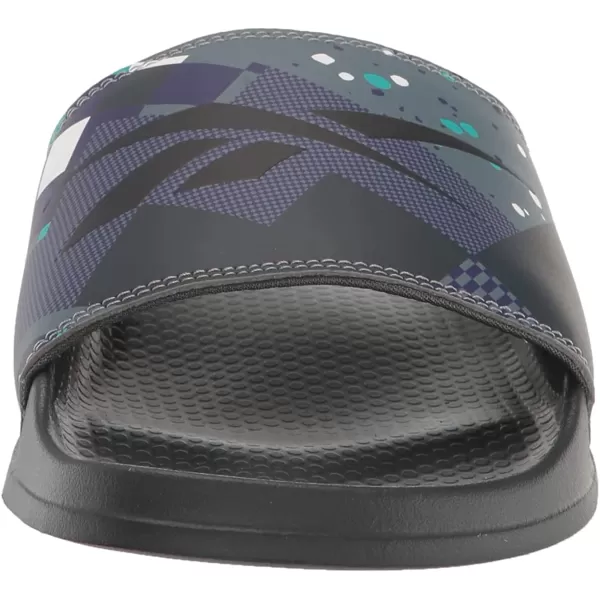 imageReebok UnisexAdult Classic Slides SneakerBlackPure Grey
