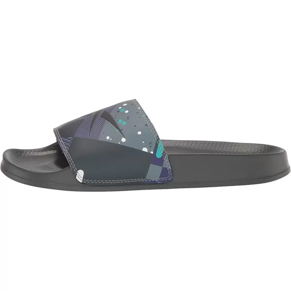 imageReebok UnisexAdult Classic Slides SneakerBlackPure Grey