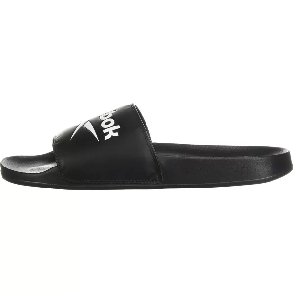 imageReebok UnisexAdult Classic Slides SneakerBlackWhite