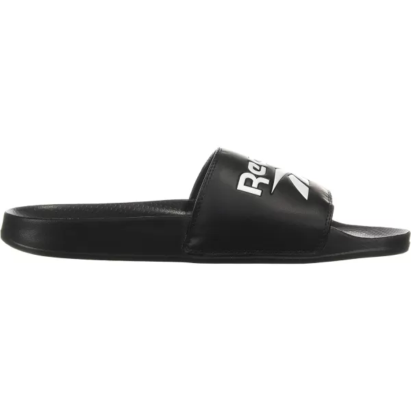 imageReebok UnisexAdult Classic Slides SneakerBlackWhite
