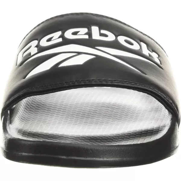 imageReebok UnisexAdult Classic Slides SneakerBlackWhite