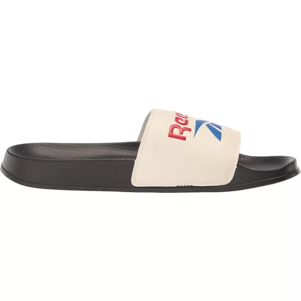 imageReebok UnisexAdult Classic Slides SneakerBlackWhiteVector Red
