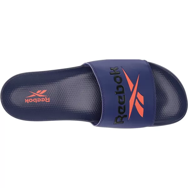 imageReebok UnisexAdult Classic Slides SneakerBold PurpleOrange FlareBlack