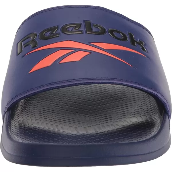 imageReebok UnisexAdult Classic Slides SneakerBold PurpleOrange FlareBlack