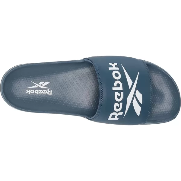 imageReebok UnisexAdult Classic Slides SneakerBrave BlueWhite