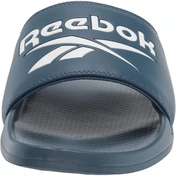 imageReebok UnisexAdult Classic Slides SneakerBrave BlueWhite