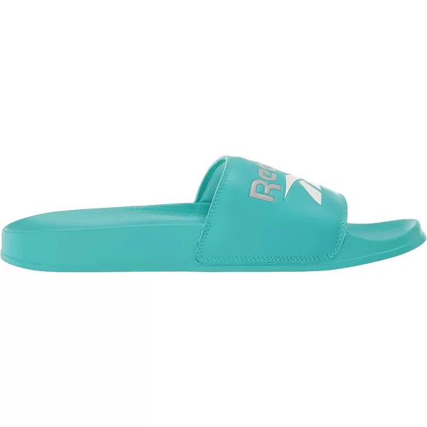 imageReebok UnisexAdult Classic Slides SneakerClassic TealWhitePure Grey