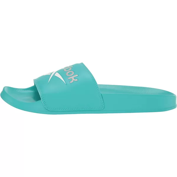 imageReebok UnisexAdult Classic Slides SneakerClassic TealWhitePure Grey